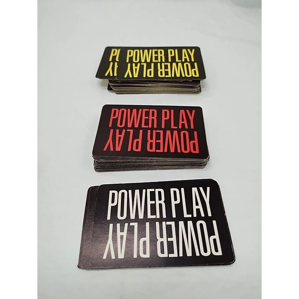Vintage Power Play A Task Force Card Game Complete